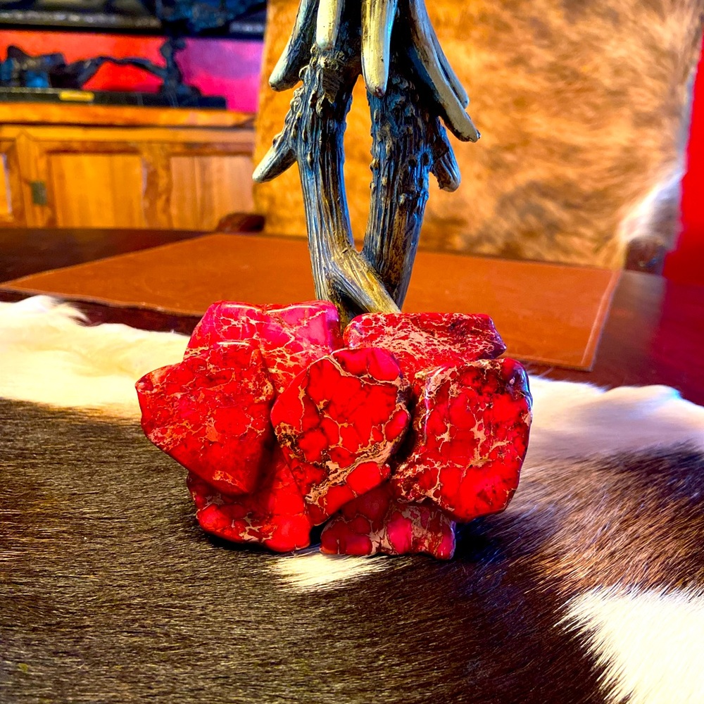 Turquoise Slab Belt buckle.